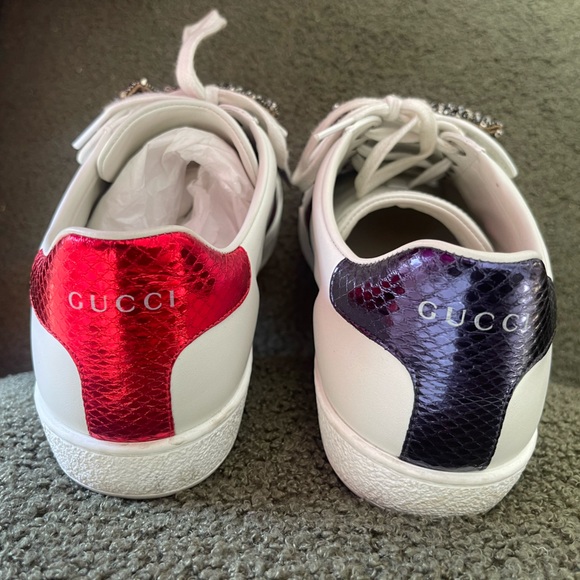 ❤️ GUCCI New Ace Bow Lace Patch ❤️ - Picture 5 of 10